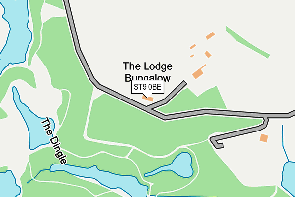 ST9 0BE map - OS OpenMap – Local (Ordnance Survey) ST9 0BE map - OS OpenMap – Local (Ordnance Survey)
