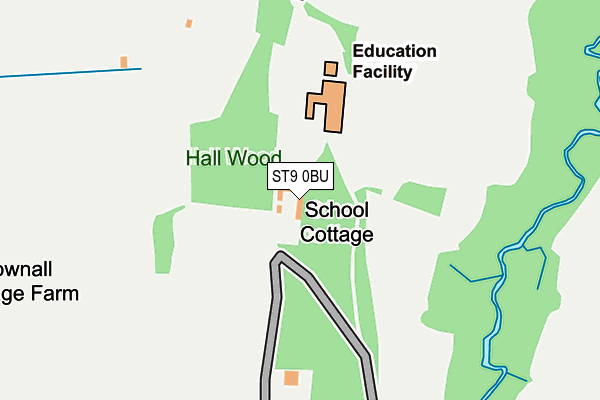 ST9 0BU map - OS OpenMap – Local (Ordnance Survey) ST9 0BU map - OS OpenMap – Local (Ordnance Survey)