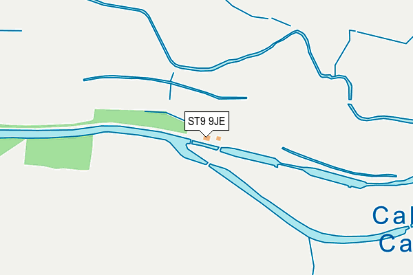 ST9 9JE map - OS OpenMap – Local (Ordnance Survey) ST9 9JE map - OS OpenMap – Local (Ordnance Survey)