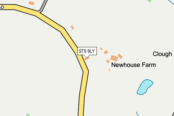 ST9 9LY map - OS OpenMap – Local (Ordnance Survey) ST9 9LY map - OS OpenMap – Local (Ordnance Survey)