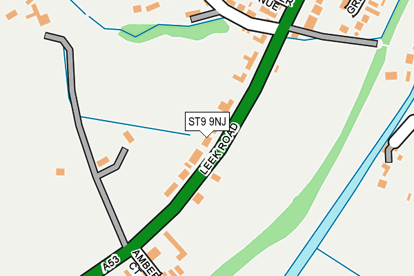 ST9 9NJ map - OS OpenMap – Local (Ordnance Survey) ST9 9NJ map - OS OpenMap – Local (Ordnance Survey)