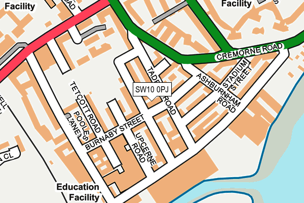 SW10 0PJ map - OS OpenMap – Local (Ordnance Survey) SW10 0PJ map - OS OpenMap – Local (Ordnance Survey)
