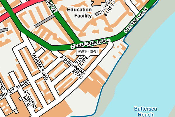SW10 0PU map - OS OpenMap – Local (Ordnance Survey) SW10 0PU map - OS OpenMap – Local (Ordnance Survey)