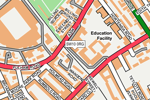 SW10 0RG map - OS OpenMap – Local (Ordnance Survey) SW10 0RG map - OS OpenMap – Local (Ordnance Survey)