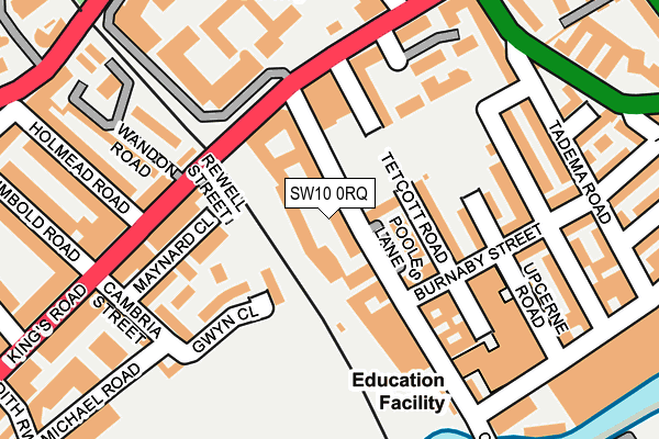 SW10 0RQ map - OS OpenMap – Local (Ordnance Survey) SW10 0RQ map - OS OpenMap – Local (Ordnance Survey)