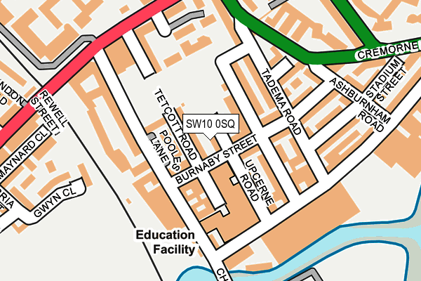SW10 0SQ map - OS OpenMap – Local (Ordnance Survey) SW10 0SQ map - OS OpenMap – Local (Ordnance Survey)