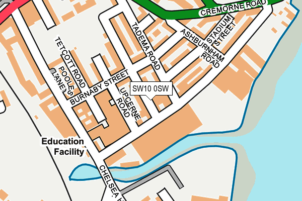 SW10 0SW map - OS OpenMap – Local (Ordnance Survey) SW10 0SW map - OS OpenMap – Local (Ordnance Survey)