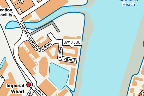 SW10 0UU map - OS OpenMap – Local (Ordnance Survey) SW10 0UU map - OS OpenMap – Local (Ordnance Survey)