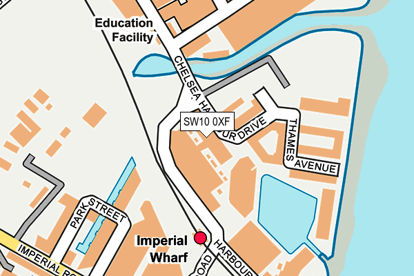 SW10 0XF map - OS OpenMap – Local (Ordnance Survey) SW10 0XF map - OS OpenMap – Local (Ordnance Survey)