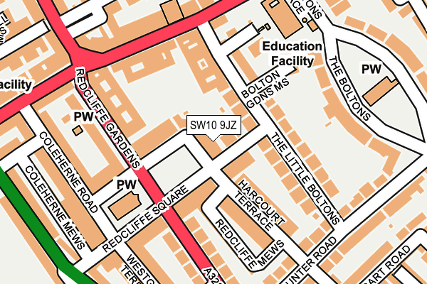 SW10 9JZ map - OS OpenMap – Local (Ordnance Survey) SW10 9JZ map - OS OpenMap – Local (Ordnance Survey)