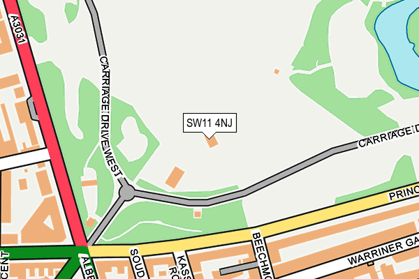 SW11 4NJ map - OS OpenMap – Local (Ordnance Survey) SW11 4NJ map - OS OpenMap – Local (Ordnance Survey)