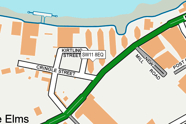 SW11 8EQ map - OS OpenMap – Local (Ordnance Survey) SW11 8EQ map - OS OpenMap – Local (Ordnance Survey)