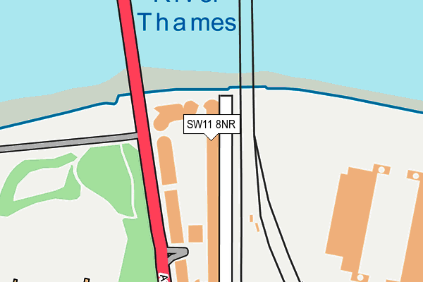 SW11 8NR map - OS OpenMap – Local (Ordnance Survey) SW11 8NR map - OS OpenMap – Local (Ordnance Survey)