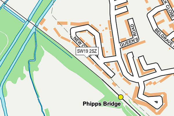 SW19 2SZ map - OS OpenMap – Local (Ordnance Survey)