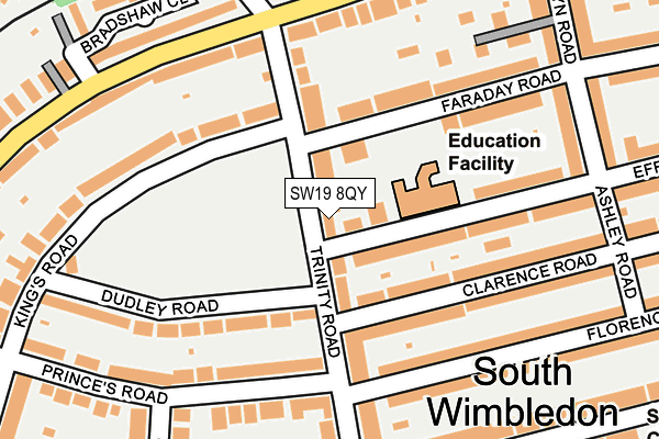 SW19 8QY map - OS OpenMap – Local (Ordnance Survey) SW19 8QY map - OS OpenMap – Local (Ordnance Survey)