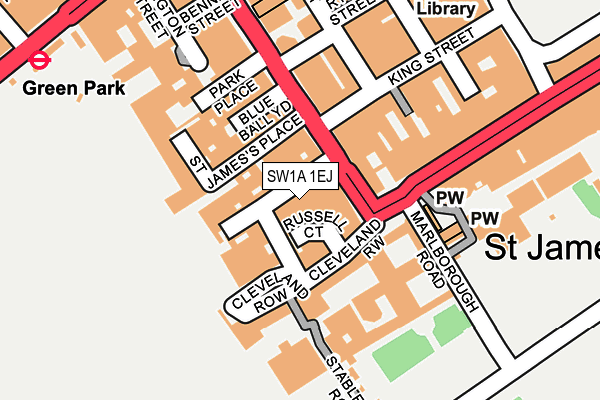 SW1A 1EJ map - OS OpenMap – Local (Ordnance Survey) SW1A 1EJ map - OS OpenMap – Local (Ordnance Survey)