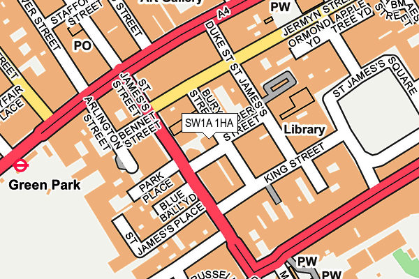 SW1A 1HA map - OS OpenMap – Local (Ordnance Survey) SW1A 1HA map - OS OpenMap – Local (Ordnance Survey)