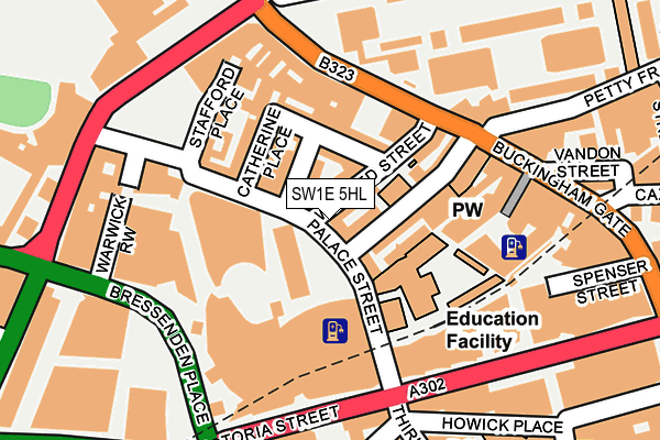 SW1E 5HL map - OS OpenMap – Local (Ordnance Survey) SW1E 5HL map - OS OpenMap – Local (Ordnance Survey)