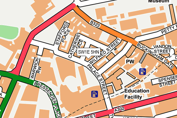 SW1E 5HN map - OS OpenMap – Local (Ordnance Survey) SW1E 5HN map - OS OpenMap – Local (Ordnance Survey)