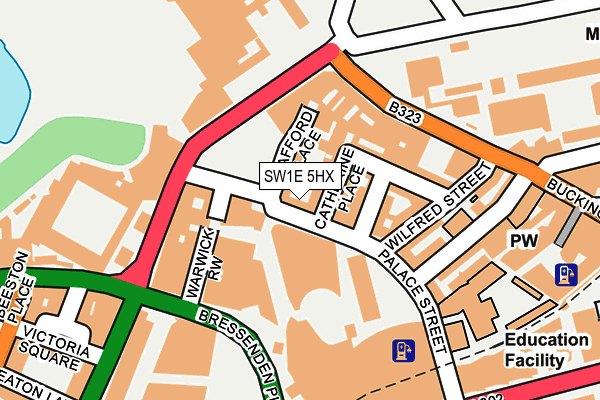 SW1E 5HX map - OS OpenMap – Local (Ordnance Survey) SW1E 5HX map - OS OpenMap – Local (Ordnance Survey)