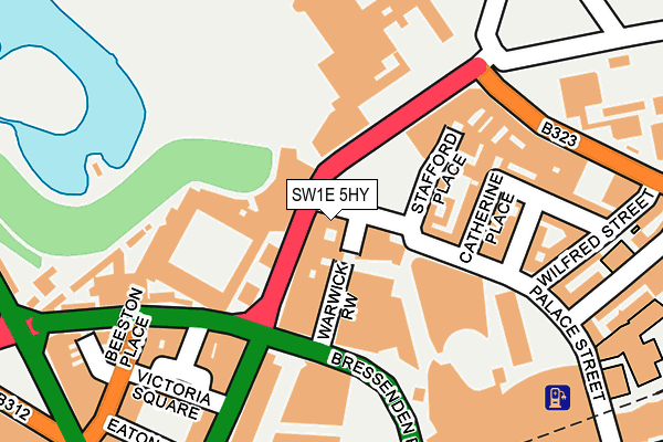 SW1E 5HY map - OS OpenMap – Local (Ordnance Survey) SW1E 5HY map - OS OpenMap – Local (Ordnance Survey)