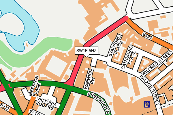 SW1E 5HZ map - OS OpenMap – Local (Ordnance Survey) SW1E 5HZ map - OS OpenMap – Local (Ordnance Survey)