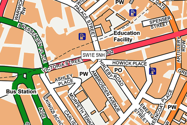 SW1E 5NH map - OS OpenMap – Local (Ordnance Survey) SW1E 5NH map - OS OpenMap – Local (Ordnance Survey)