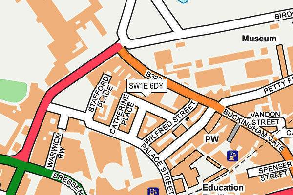 SW1E 6DY map - OS OpenMap – Local (Ordnance Survey) SW1E 6DY map - OS OpenMap – Local (Ordnance Survey)