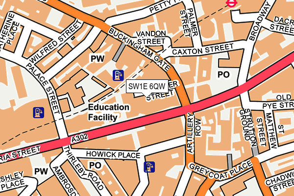 SW1E 6QW map - OS OpenMap – Local (Ordnance Survey) SW1E 6QW map - OS OpenMap – Local (Ordnance Survey)