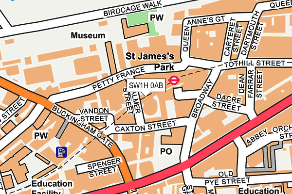 SW1H 0AB map - OS OpenMap – Local (Ordnance Survey) SW1H 0AB map - OS OpenMap – Local (Ordnance Survey)