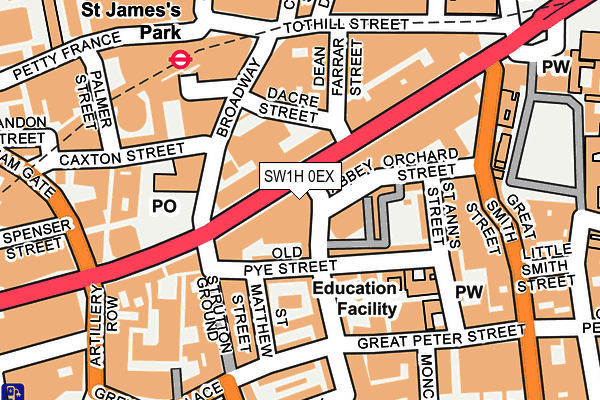 SW1H 0EX map - OS OpenMap – Local (Ordnance Survey) SW1H 0EX map - OS OpenMap – Local (Ordnance Survey)