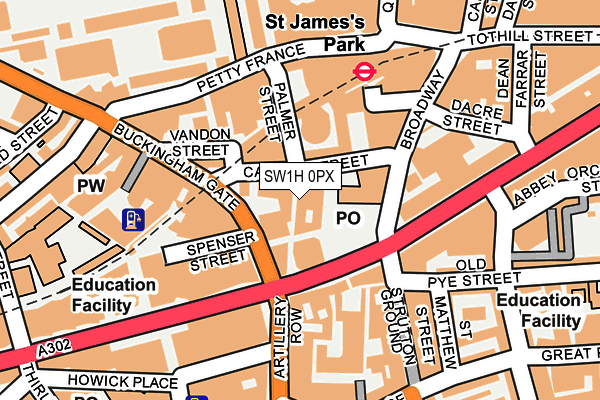 SW1H 0PX map - OS OpenMap – Local (Ordnance Survey) SW1H 0PX map - OS OpenMap – Local (Ordnance Survey)