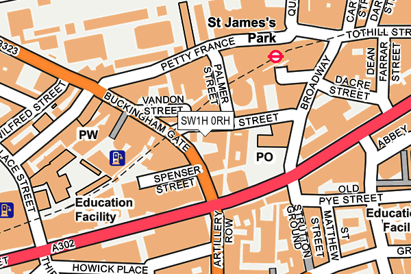 SW1H 0RH map - OS OpenMap – Local (Ordnance Survey) SW1H 0RH map - OS OpenMap – Local (Ordnance Survey)