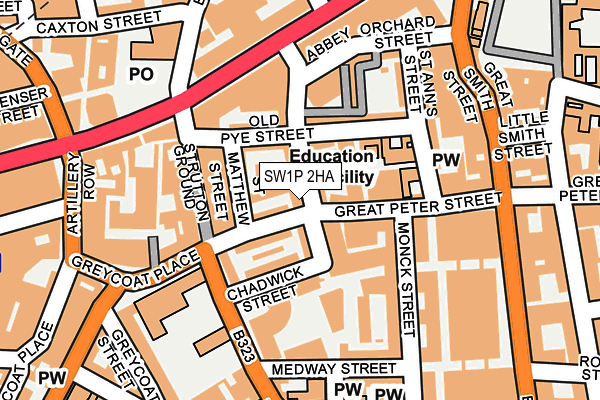 SW1P 2HA map - OS OpenMap – Local (Ordnance Survey) SW1P 2HA map - OS OpenMap – Local (Ordnance Survey)