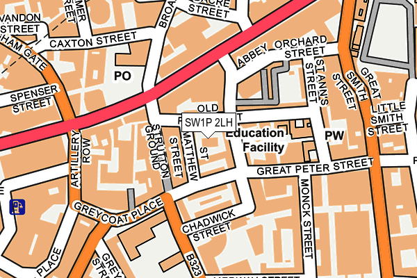 SW1P 2LH map - OS OpenMap – Local (Ordnance Survey) SW1P 2LH map - OS OpenMap – Local (Ordnance Survey)