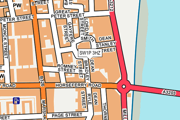 SW1P 3HZ map - OS OpenMap – Local (Ordnance Survey) SW1P 3HZ map - OS OpenMap – Local (Ordnance Survey)