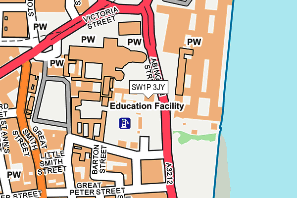 SW1P 3JY map - OS OpenMap – Local (Ordnance Survey) SW1P 3JY map - OS OpenMap – Local (Ordnance Survey)