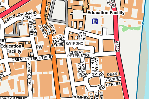 SW1P 3NQ map - OS OpenMap – Local (Ordnance Survey) SW1P 3NQ map - OS OpenMap – Local (Ordnance Survey)