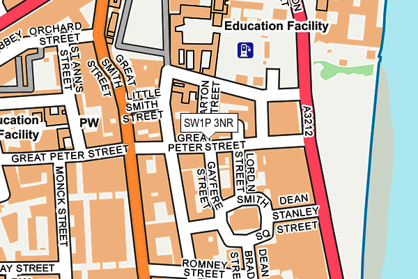 SW1P 3NR map - OS OpenMap – Local (Ordnance Survey) SW1P 3NR map - OS OpenMap – Local (Ordnance Survey)