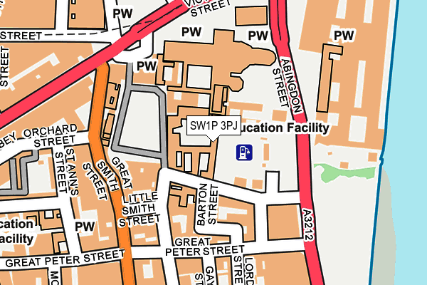 SW1P 3PJ map - OS OpenMap – Local (Ordnance Survey) SW1P 3PJ map - OS OpenMap – Local (Ordnance Survey)