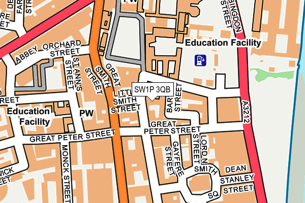SW1P 3QB map - OS OpenMap – Local (Ordnance Survey) SW1P 3QB map - OS OpenMap – Local (Ordnance Survey)