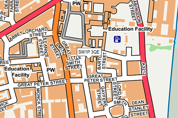 SW1P 3QE map - OS OpenMap – Local (Ordnance Survey) SW1P 3QE map - OS OpenMap – Local (Ordnance Survey)