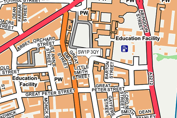 SW1P 3QY map - OS OpenMap – Local (Ordnance Survey) SW1P 3QY map - OS OpenMap – Local (Ordnance Survey)