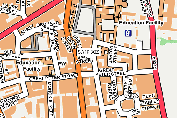 SW1P 3QZ map - OS OpenMap – Local (Ordnance Survey) SW1P 3QZ map - OS OpenMap – Local (Ordnance Survey)