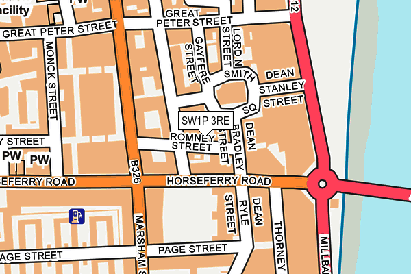 SW1P 3RE map - OS OpenMap – Local (Ordnance Survey) SW1P 3RE map - OS OpenMap – Local (Ordnance Survey)