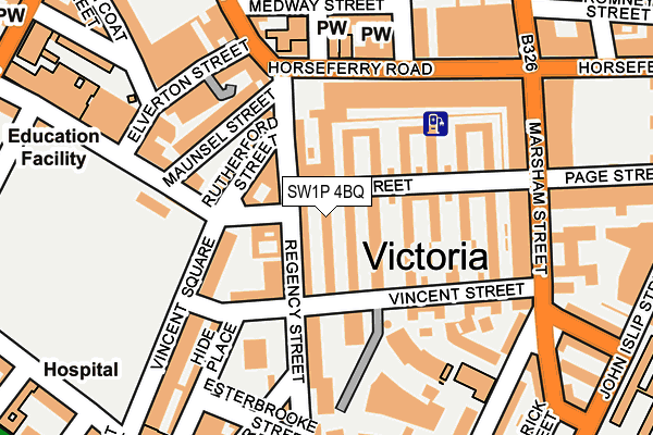 SW1P 4BQ map - OS OpenMap – Local (Ordnance Survey) SW1P 4BQ map - OS OpenMap – Local (Ordnance Survey)