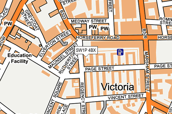 SW1P 4BX map - OS OpenMap – Local (Ordnance Survey) SW1P 4BX map - OS OpenMap – Local (Ordnance Survey)