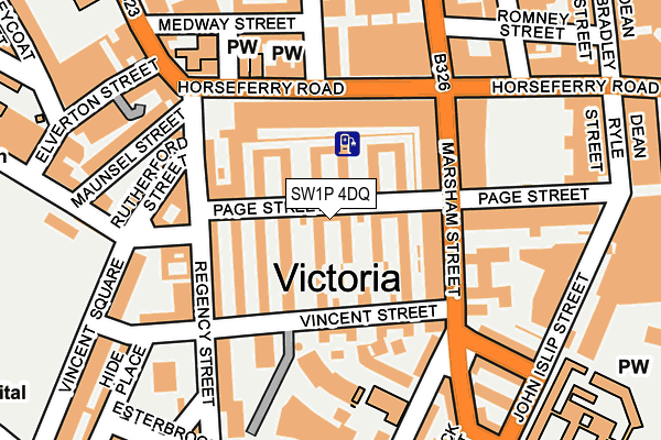 SW1P 4DQ map - OS OpenMap – Local (Ordnance Survey) SW1P 4DQ map - OS OpenMap – Local (Ordnance Survey)