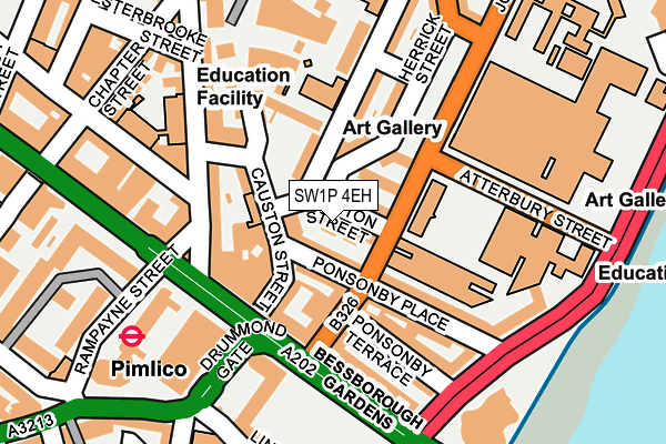 SW1P 4EH map - OS OpenMap – Local (Ordnance Survey) SW1P 4EH map - OS OpenMap – Local (Ordnance Survey)