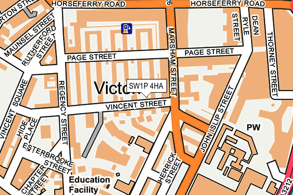 SW1P 4HA map - OS OpenMap – Local (Ordnance Survey) SW1P 4HA map - OS OpenMap – Local (Ordnance Survey)